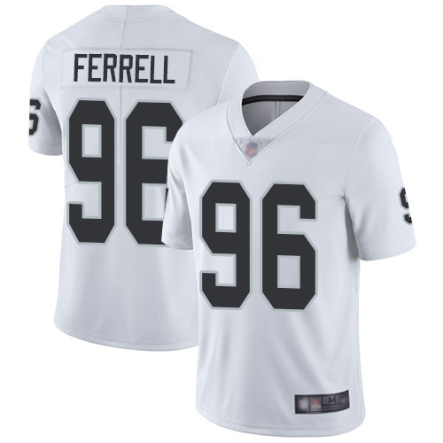 Men Oakland Raiders Limited White Clelin Ferrell Road Jersey NFL Football 96 Vapor Untouchable Jersey